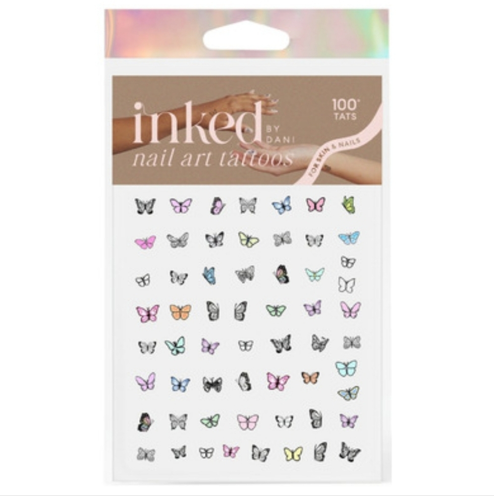 Inked by Dani Butterfly Nail Art Tattoos ~ NWT